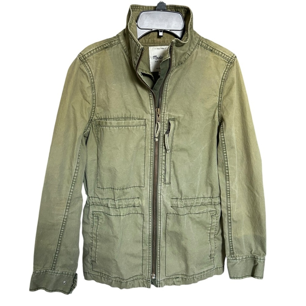 Madewell Women’s Small Military Cargo Utility Jacket Full Zip - Picture 4 of 14